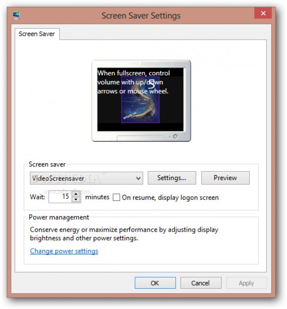 Video Screensaver screenshot