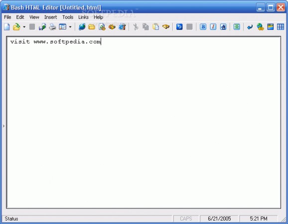 Bash HTML Editor screenshot