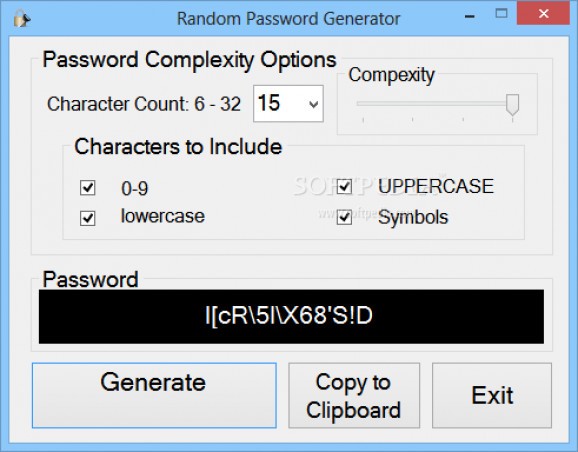 Random Password Generator screenshot