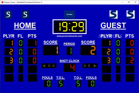 Basketball Scoreboard Premier screenshot