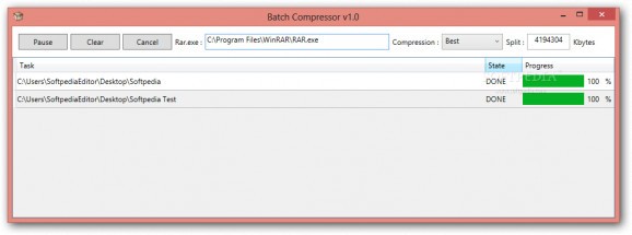 Batch Compressor screenshot