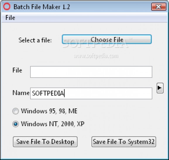 Batch File Maker screenshot
