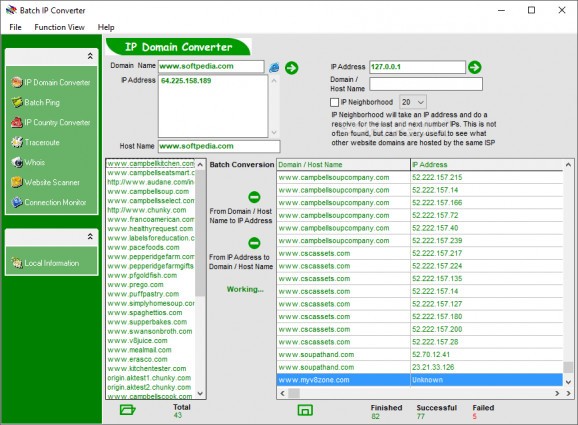 Batch IP Converter screenshot