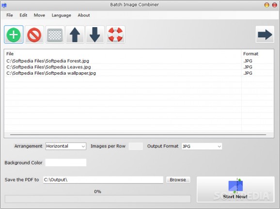 Batch Image Combiner screenshot
