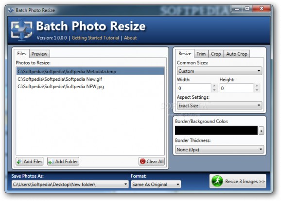Batch Photo Resize screenshot