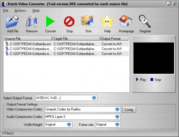 Batch Video Converter screenshot