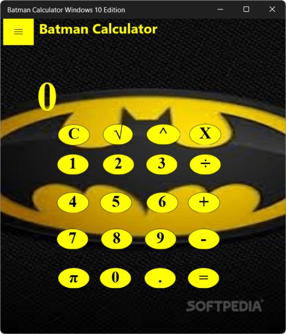 Batman Calculator screenshot