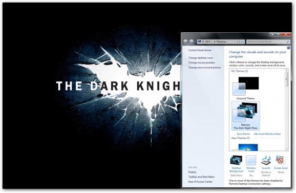 Batman: The Dark Night Rises Theme screenshot