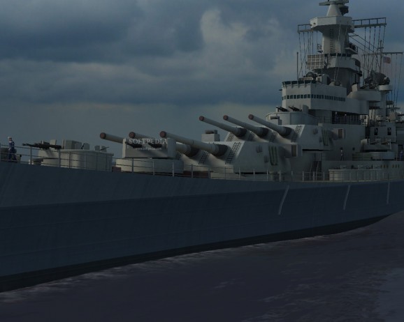 Battleship Missouri 3D Screensaver screenshot