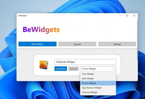 BeWidgets screenshot