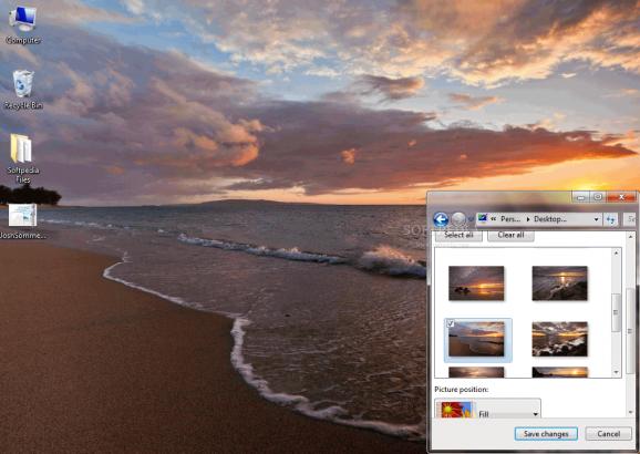 Beach Sunsets Theme screenshot