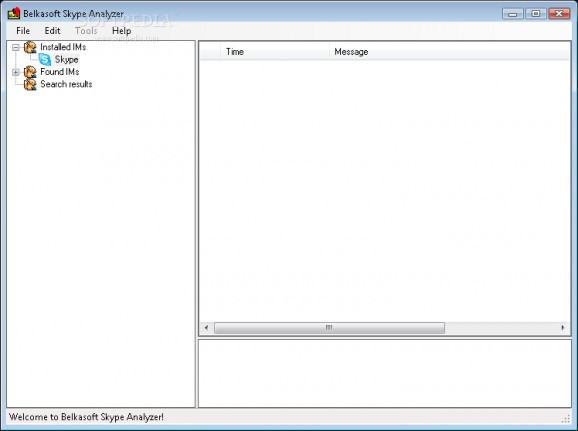 Belkasoft Skype Analyzer screenshot