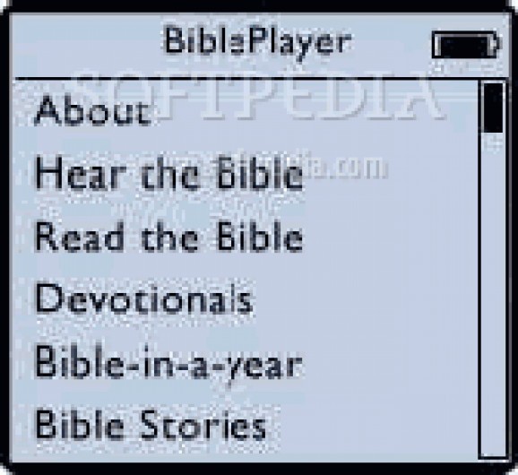 BiblePlayer for iPod screenshot