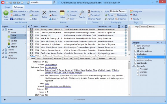 Biblioscape screenshot