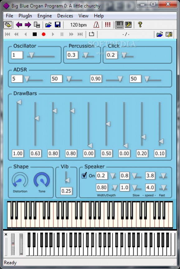 Big Blue Organ screenshot