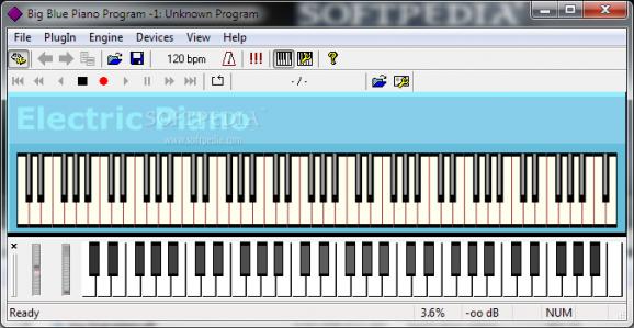 Big Blue Piano screenshot