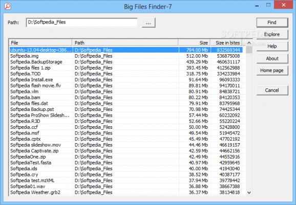 Big Files Finder-7 screenshot