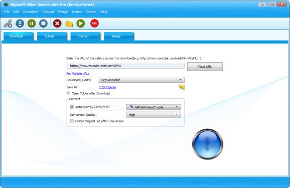 Bigasoft Video Downloader Pro screenshot