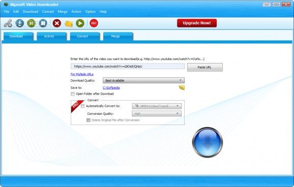 Bigasoft Video Downloader screenshot