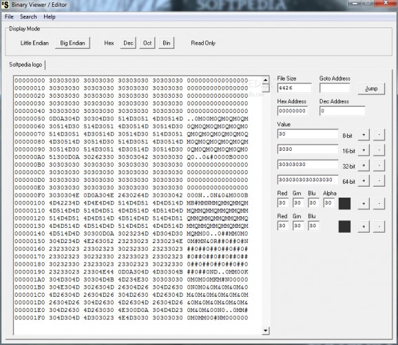 Binary Viewer / Editor screenshot