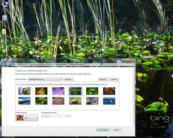Bing Earth Day Windows 7 Theme screenshot