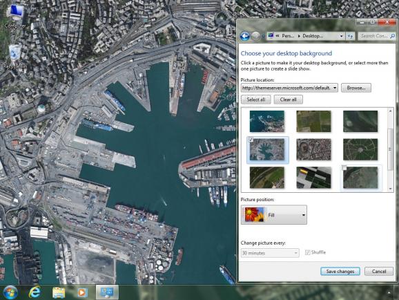 Bing Maps Aerial Imagery Theme: Europe screenshot