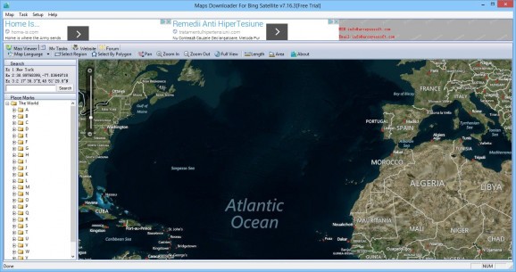 Maps Downloader For Bing Satellite (formerly Bing Satellite Superget) screenshot