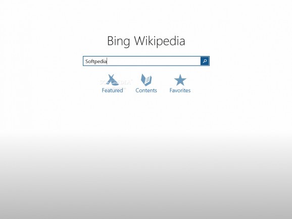Bing Wikipedia Browser screenshot