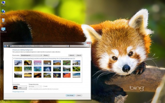 Bing's Best 2 Windows 7 Theme screenshot