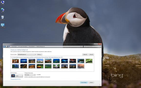 Bing's Best Windows 7 Theme screenshot