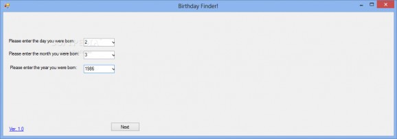 Birthday Finder screenshot