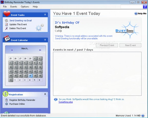 Birthday Remider screenshot