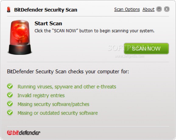 BitDefender Security Scan screenshot