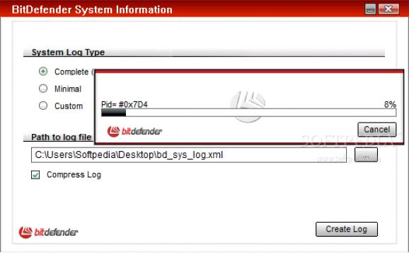 BitDefender System Information screenshot