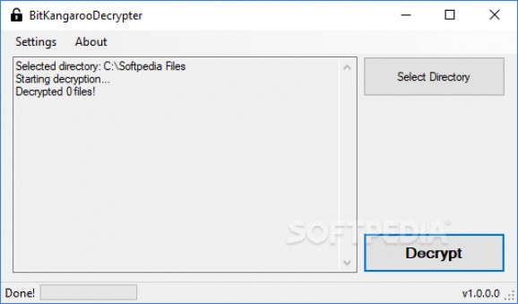 BitKangarooDecrypter screenshot