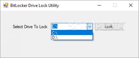 BitLocker Drive Lock Utility screenshot