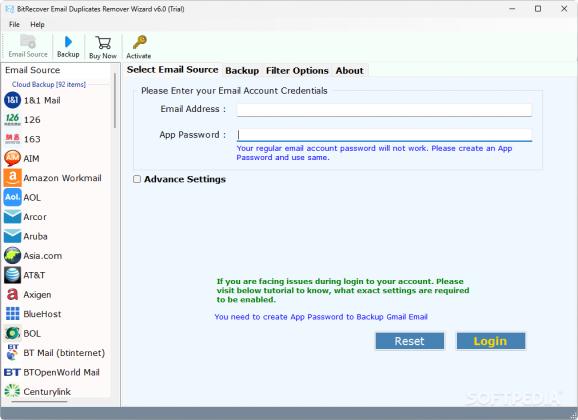 BitRecover Email Duplicate Remover Wizard screenshot