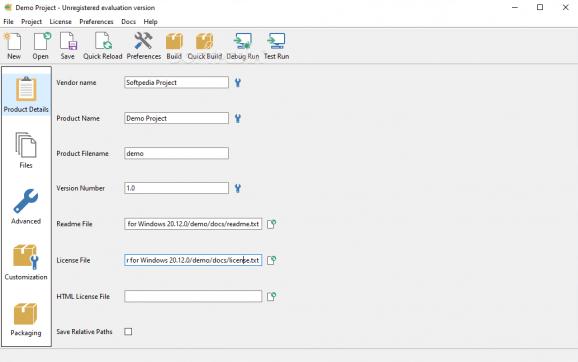 VMware InstallBuilder Professional screenshot