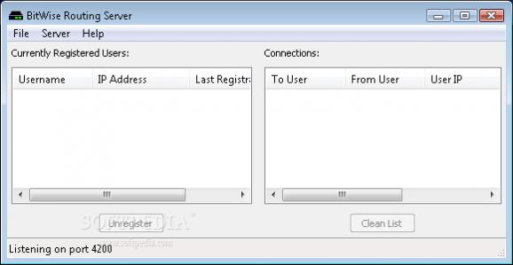 BitWise Routing Server screenshot