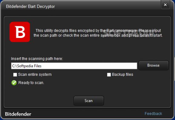 Bitdefender Bart Decryptor screenshot