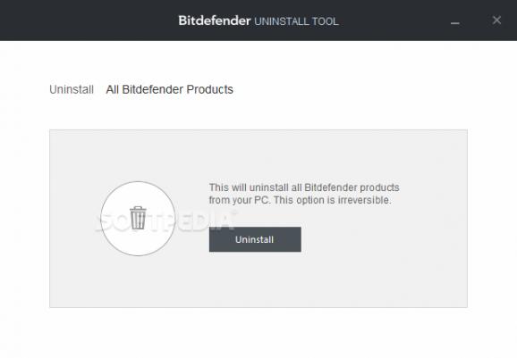 Bitdefender Uninstall Tool screenshot