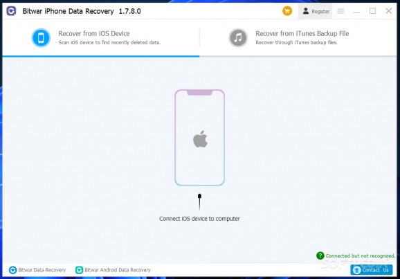 Bitwar iPhone Data Recovery screenshot