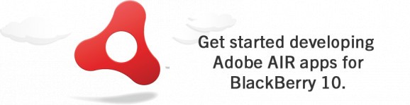 BlackBerry 10 SDK for Adobe AIR screenshot