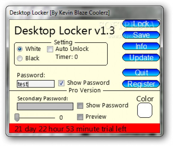 Desktop Locker screenshot