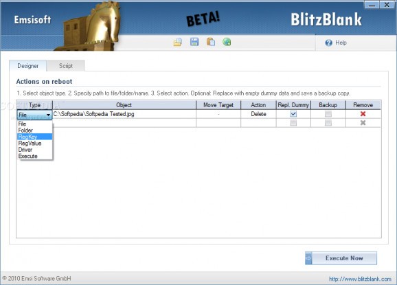 BlitzBlank screenshot