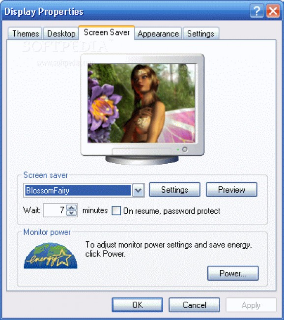 Blossom Fairy screensaver screenshot