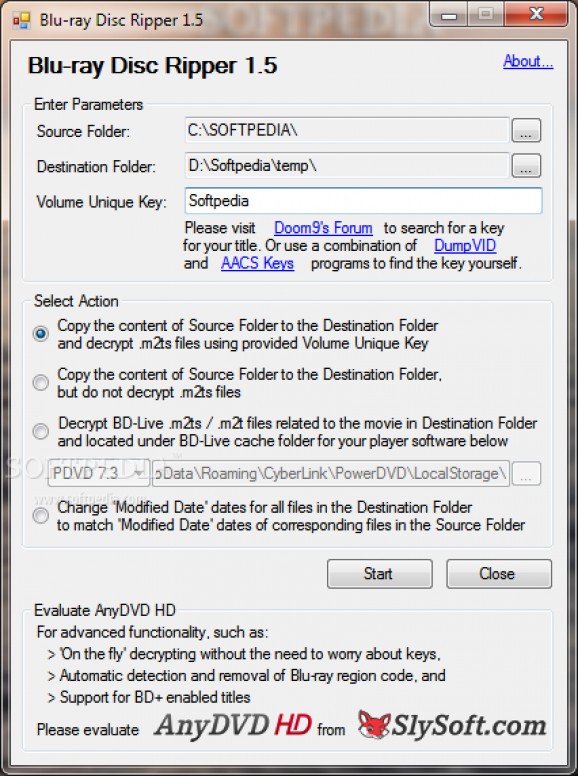 Blu-ray Disc Ripper screenshot