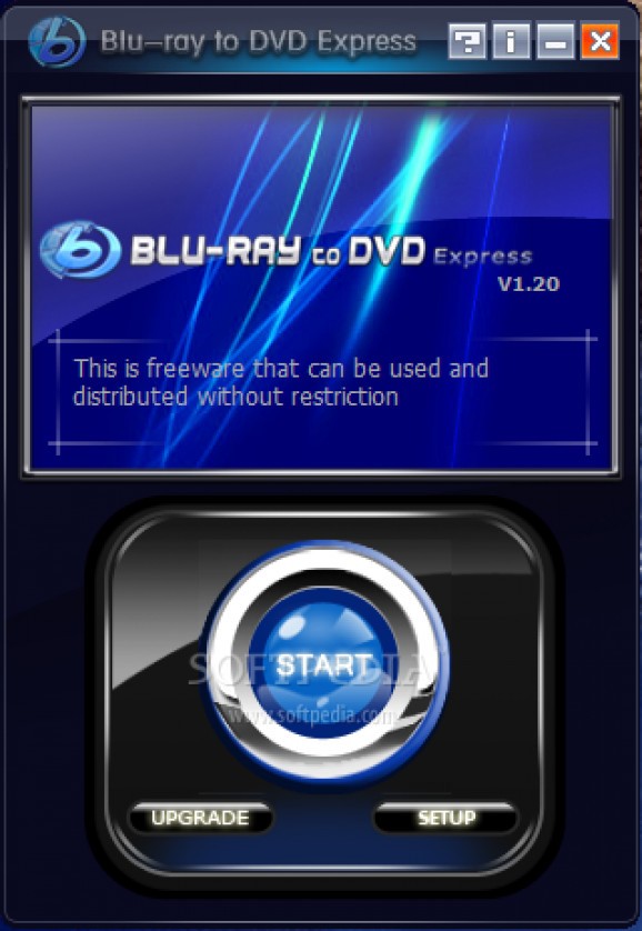 Blu-ray to DVD Express screenshot