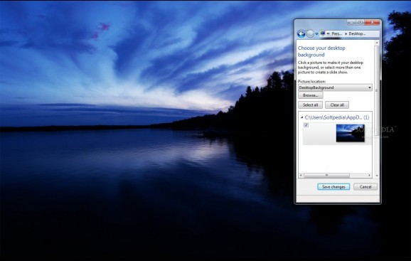 Blue Sunset screenshot