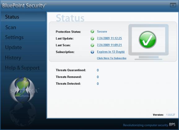 BluePoint Security 2010 screenshot